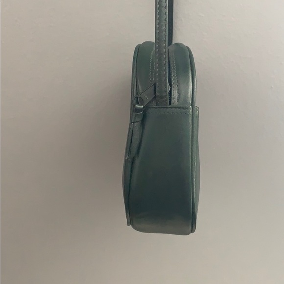 - Vintage leather green cross body purse - Picture 4 of 14